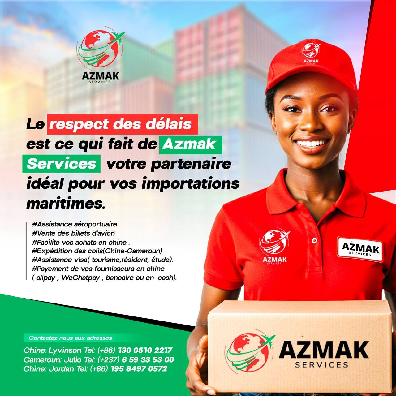 Azmak Services colis